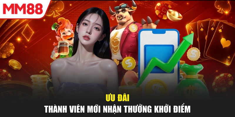 Ưu đãi thành viên mới nhận thưởng khởi điểm